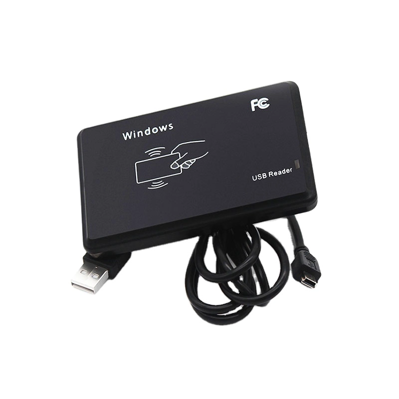 Қытай USB қос жиілікті RFID жақындық сенсоры картасын жұмыс үстелінен оқу құралы 125 кГц 13,56 мГц смарт карталарды оқу құралы фабрикант