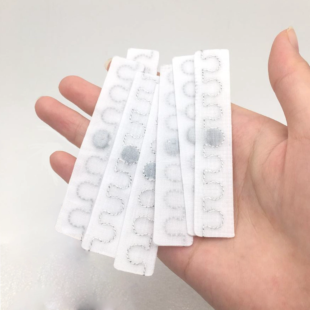 Washable Fabric UHF RFID Laundry Tags Textile NFC Laundry Tags RFID Clothing Laundry Tag