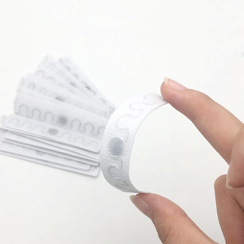 Washable Fabric UHF RFID Laundry Tags Textile NFC Laundry Tags RFID Clothing Laundry Tag