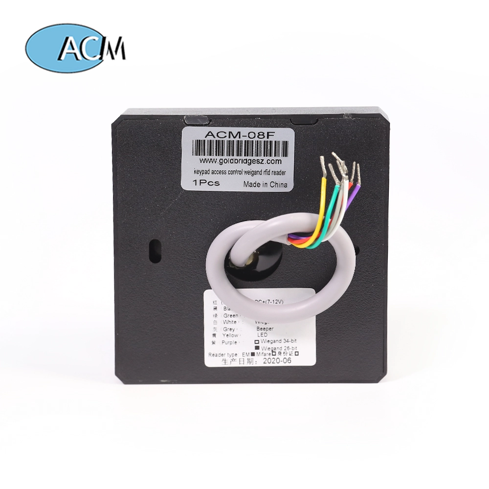 Waterproof Door Entry Access Control keypad Pin Passive Standalone Proximity Card Wiegand Rfid Reader