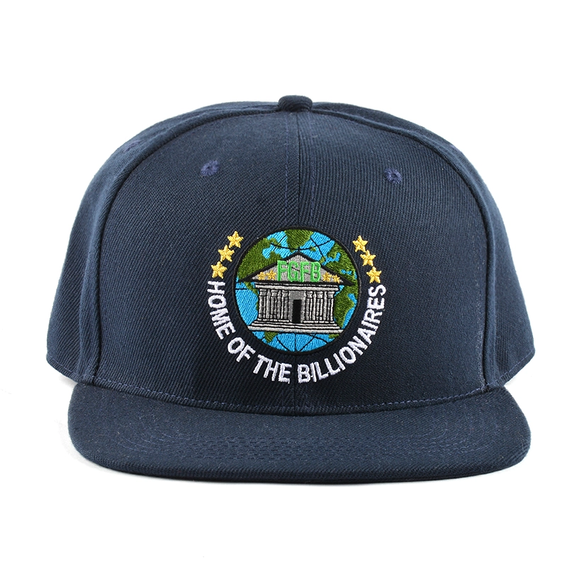 embroidery logo snapback caps custom