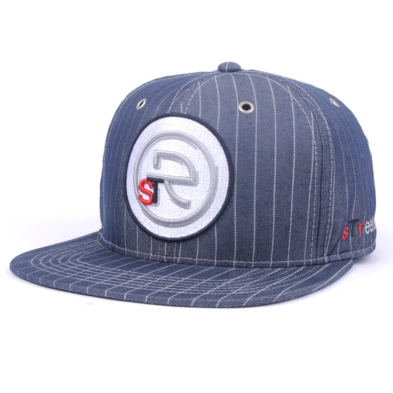 Custom design embroidery 100% cotton wholesale green 6 panel cool snapback caps