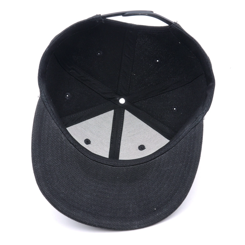 6-panel hat snapback hat design template