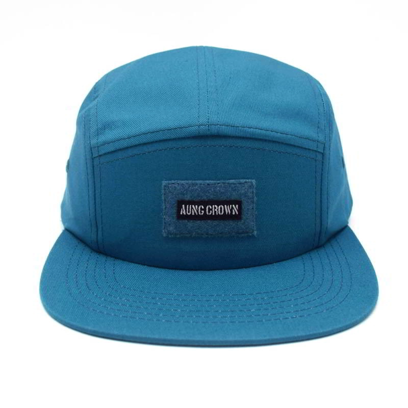 flat brim 5 panels caps