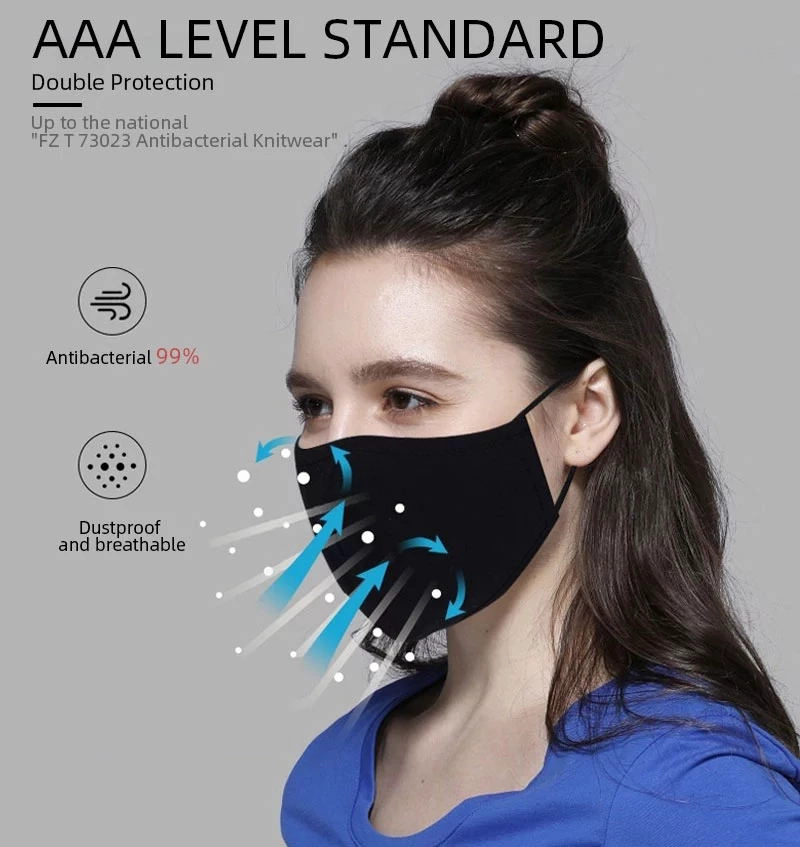 Reusable Anti PM 2.5 Breathing Face Mouth Cover for Outdoor Sports