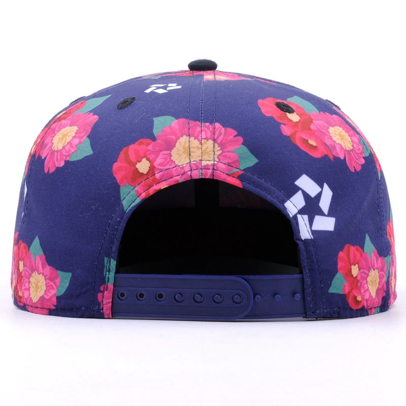 6-panel zoom printing snapback hat