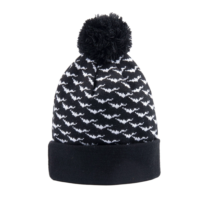 100%Acrylic Knitted Winter Hat, Knitted Beanie