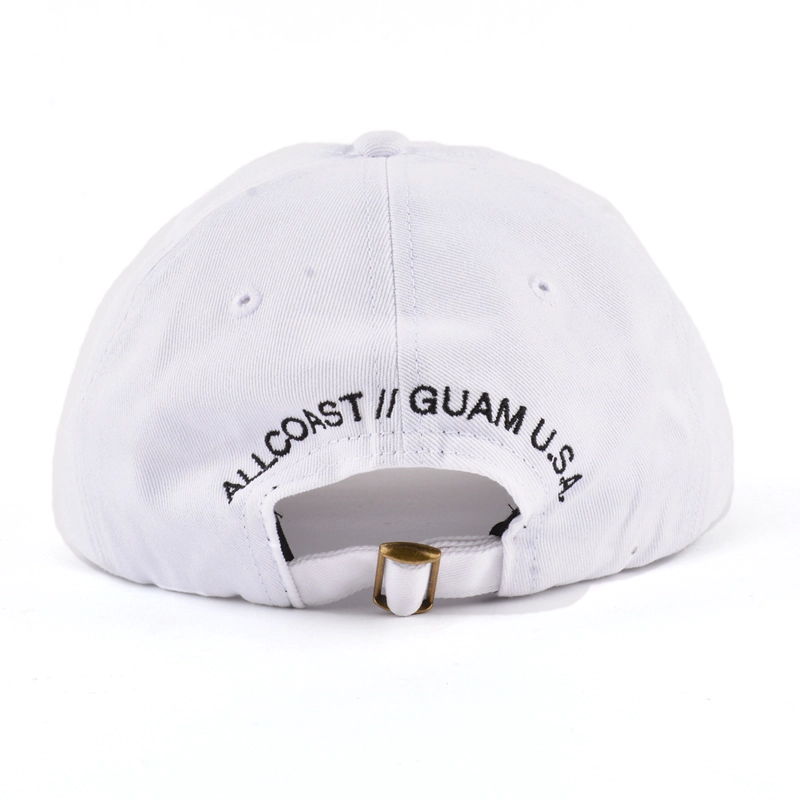 6 panels plain embroidery hat