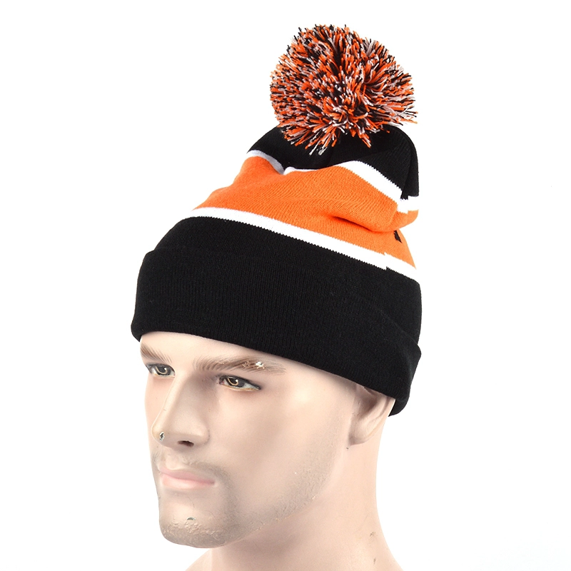 Custom Acrylic Wool Classic Fashion Beanie Winter Knit Hat