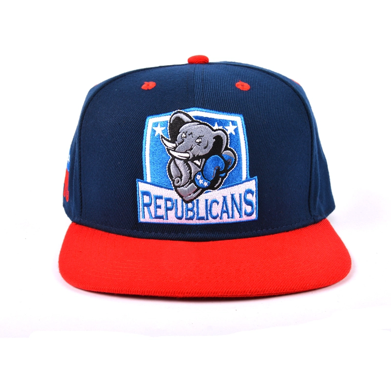 custom flat bill snapback cap, embroidery snapback cap wholesale