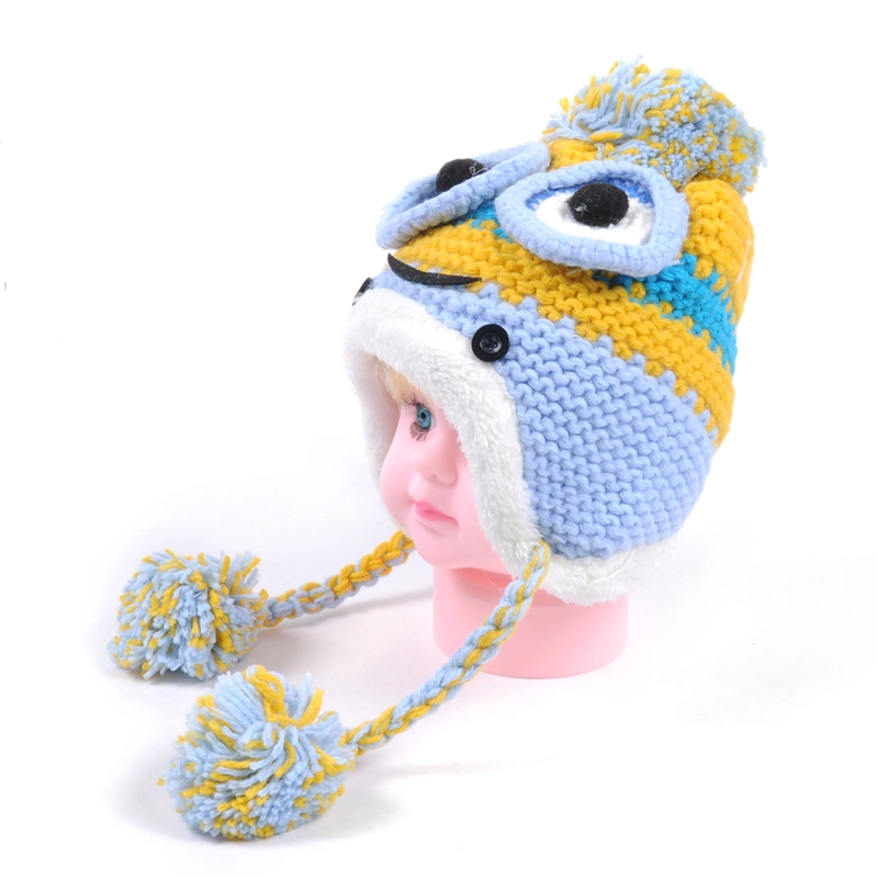 custom baby winter hats china, custom baby winter hats with ball on top, baby beanie hat design