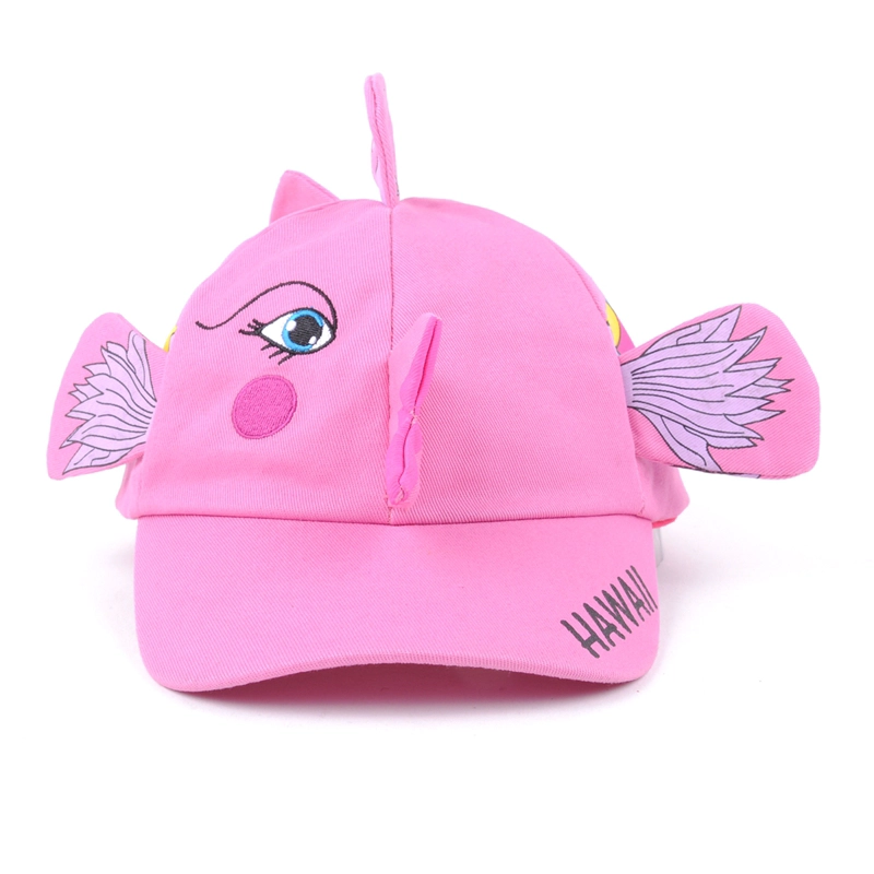 cute cartoon baby baseball cap, pink baby baseball cap, baby baseball cap custom with logo 