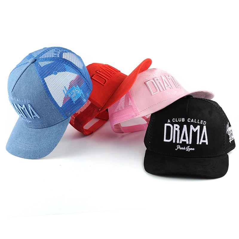 3d embroidery trucker caps, snapback trucker caps custom