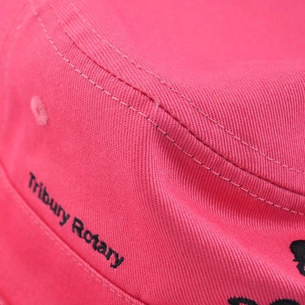 embroidery logo women bucket hats