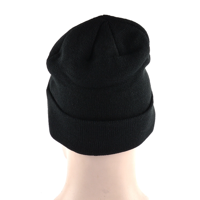 china beanie hat black and white