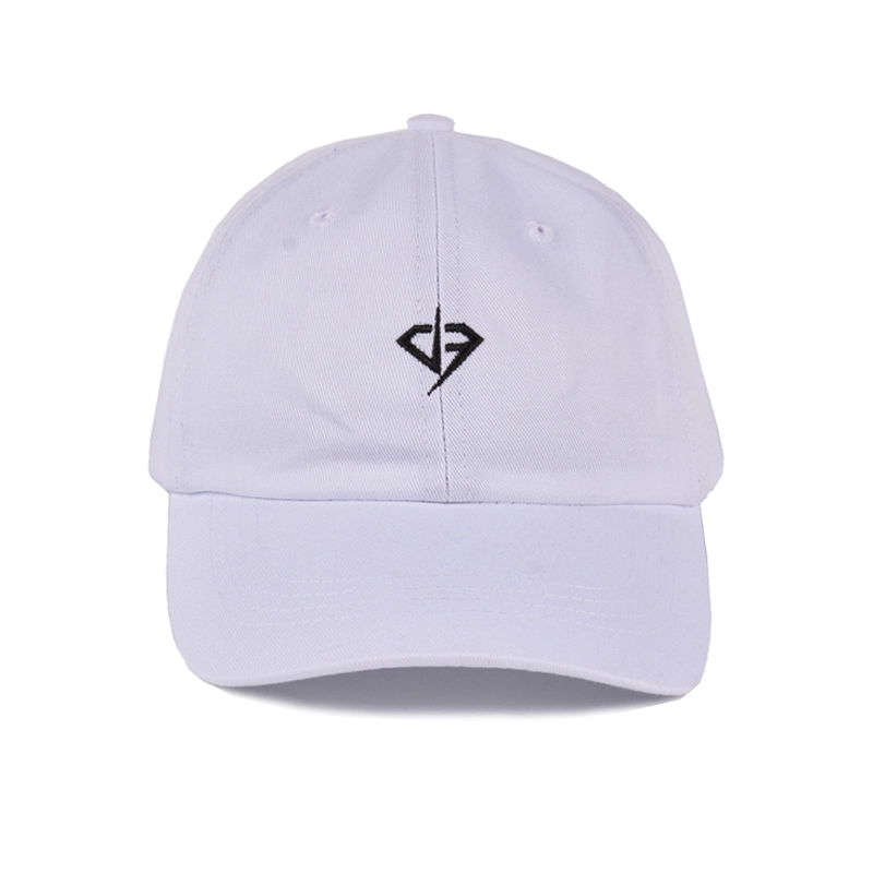 Fashion plain baseball caps 6 white panels in distress for sale