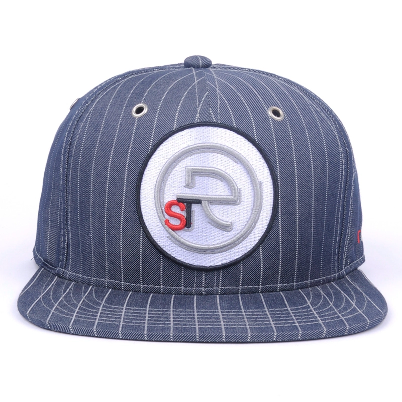 Custom design embroidery 100% cotton wholesale green 6 panel cool snapback caps