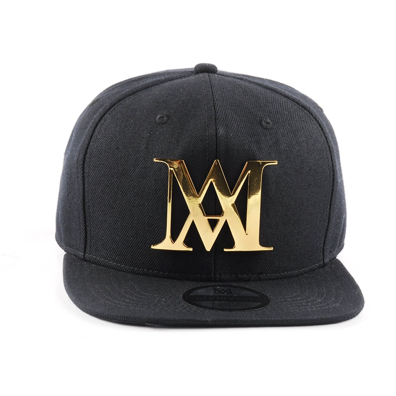 black acrylic snapback caps custom