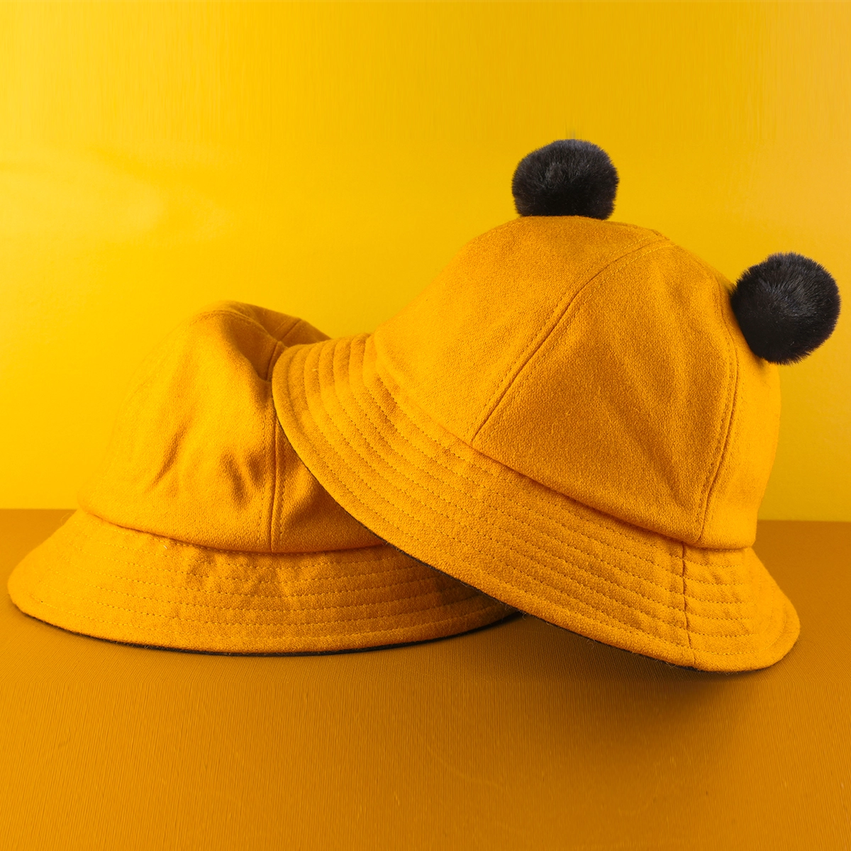 plain no logo bucket hats