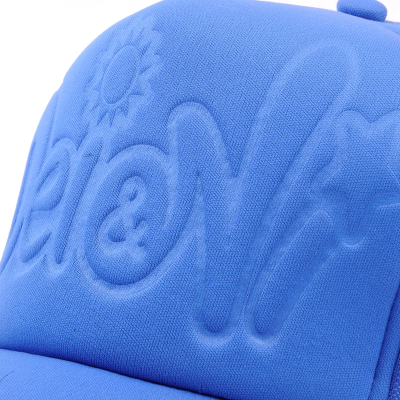 5 panels embossed trucker cap, foam mesh cap trucker hats, custom foam embossed trucker cap