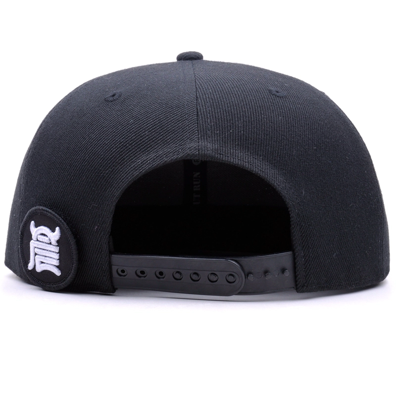 Blank Acrylic Six Panels Flat Bill Snapback Cap