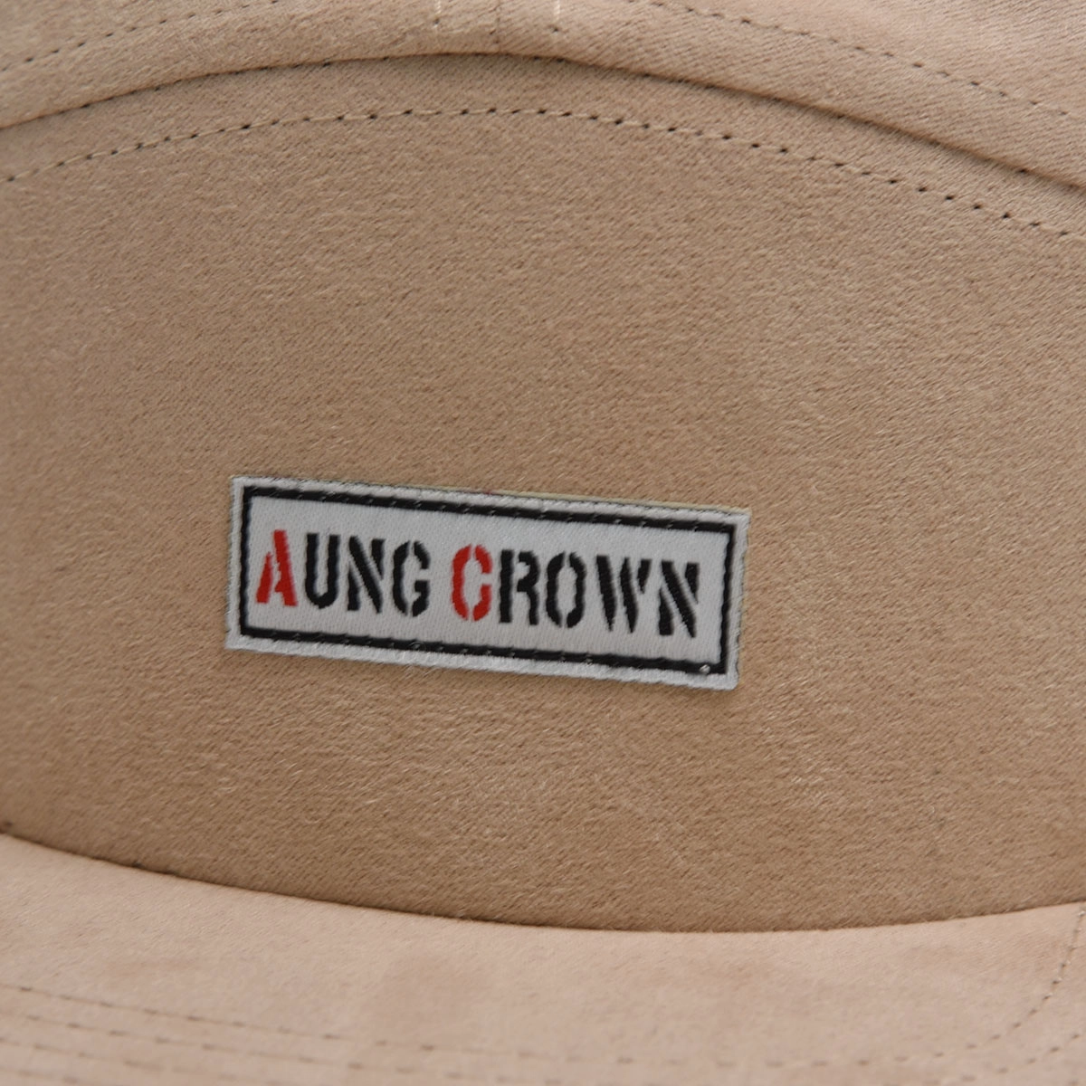 design logo suede 5 panels hats