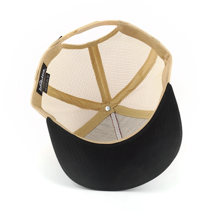 5 panels blank trucker caps, design logo plain trucker caps
