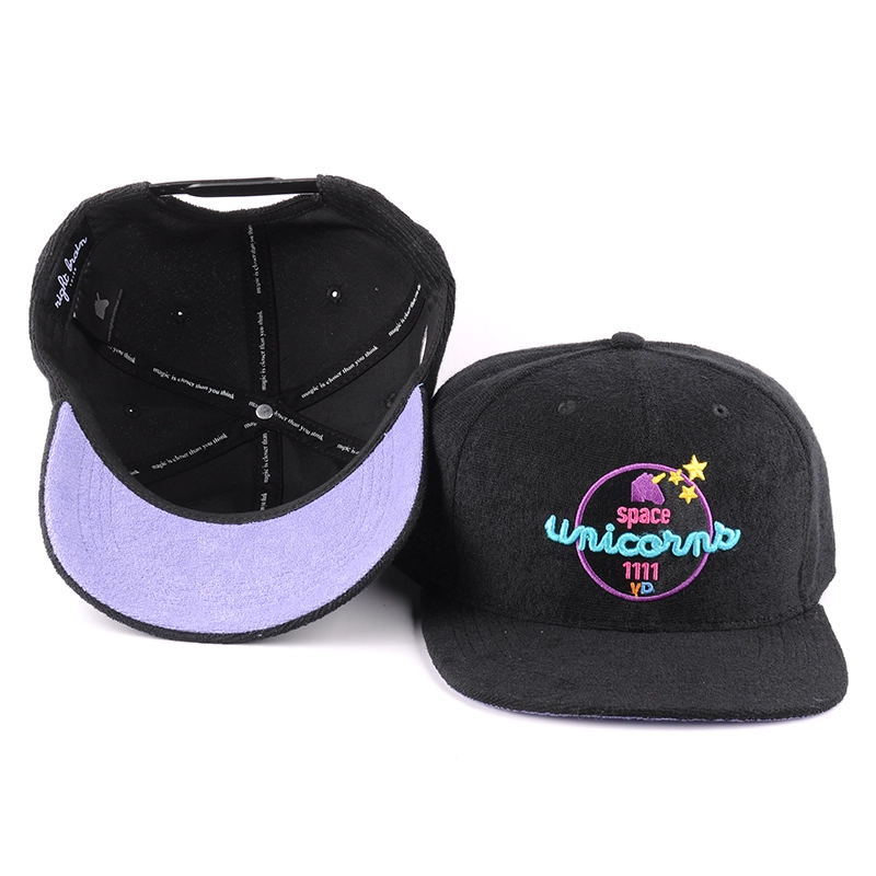 3d embroidery towel baseball caps, custom black towel caps, wholesale towel baseball embroidery caps
