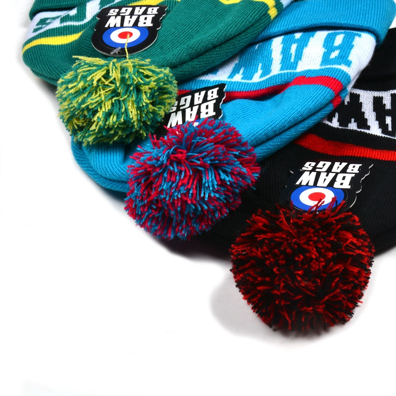 wholesale winter hats on line, custom winter hats cheap, jacquard winter knit beanies pom 
