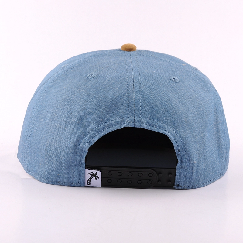 6 panel denim snapback cap on sale