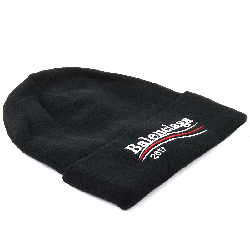 Jacquard & Embroidery Knitted Hat