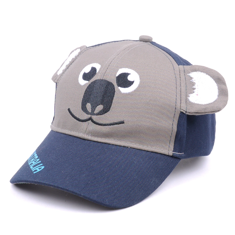 custom baby cartoon baseball caps embroidery logo