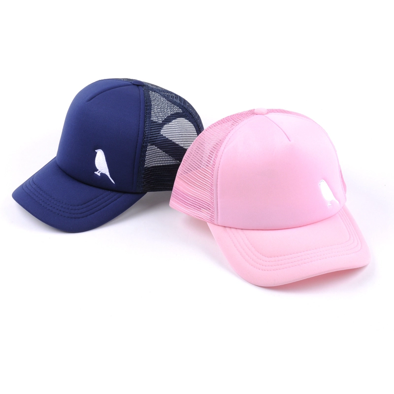 plain embroidery mesh trucker caps