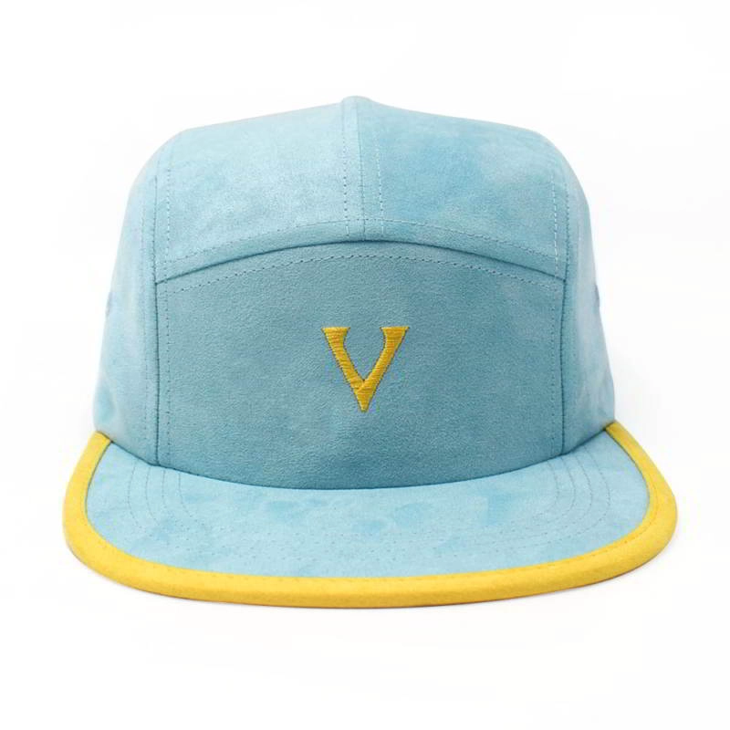 letters embroidery 5 panels caps