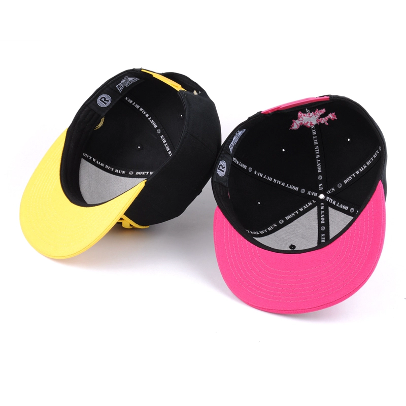 3d embroidery snapback caps custom, 6 panels snapback caps, flat brim snapback hats
