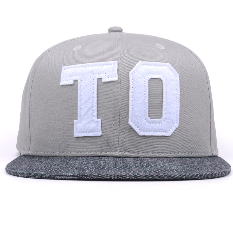 6-Panel Blank Wool Snapback
