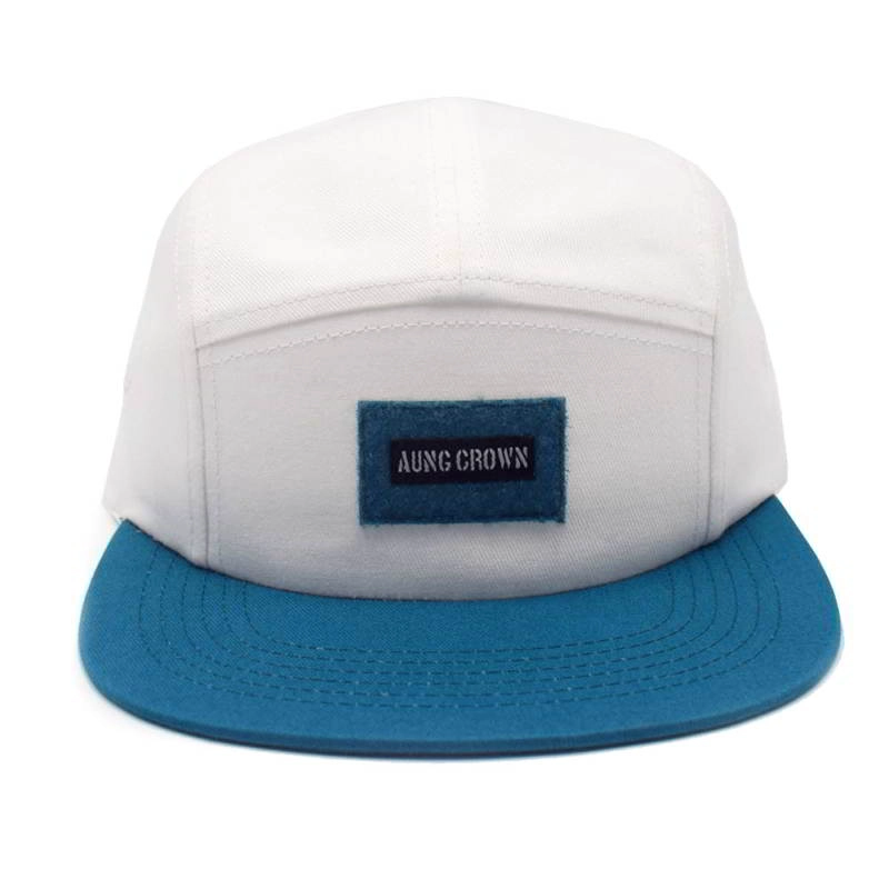 aungcrown logo 5 panels caps