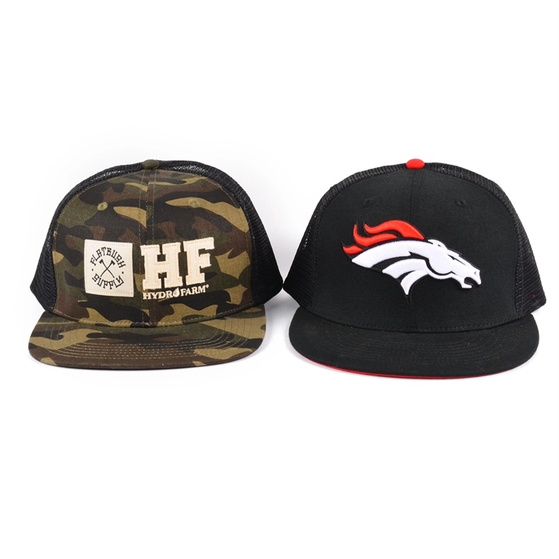 3d embroidery trucker caps