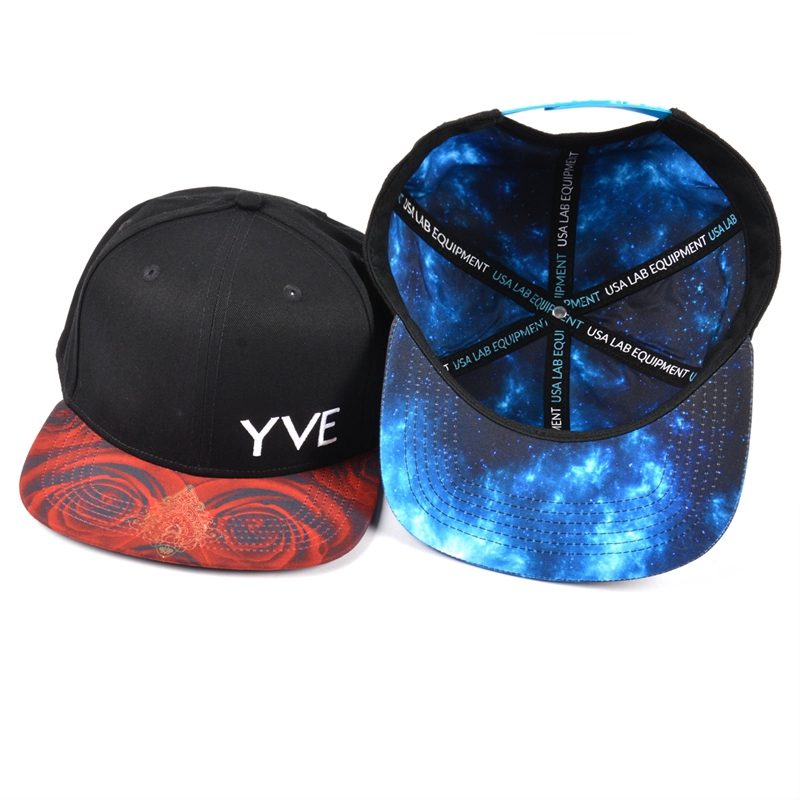 snapback hats supplier, black snapback caps, printing brim snapback hats