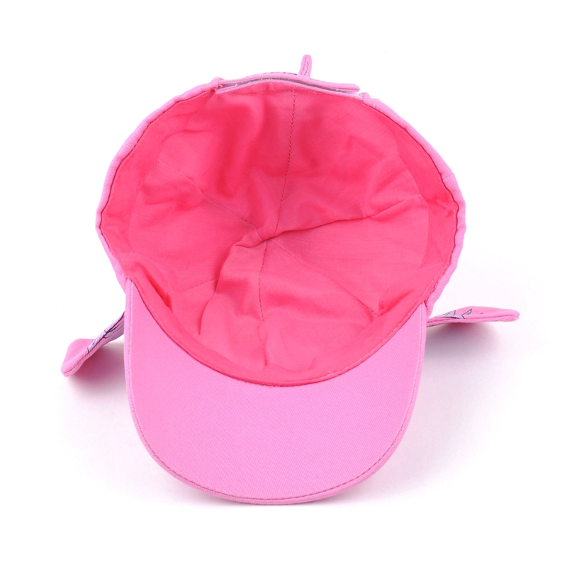 cute cartoon baby baseball cap, pink baby baseball cap, baby baseball cap custom with logo 