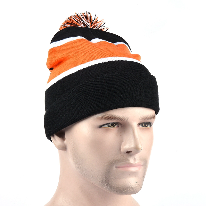 Custom Acrylic Wool Classic Fashion Beanie Winter Knit Hat