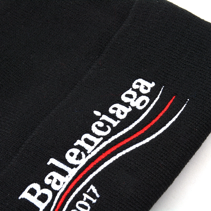 Jacquard & Embroidery Knitted Hat