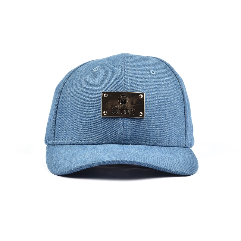 metal logo baseball caps