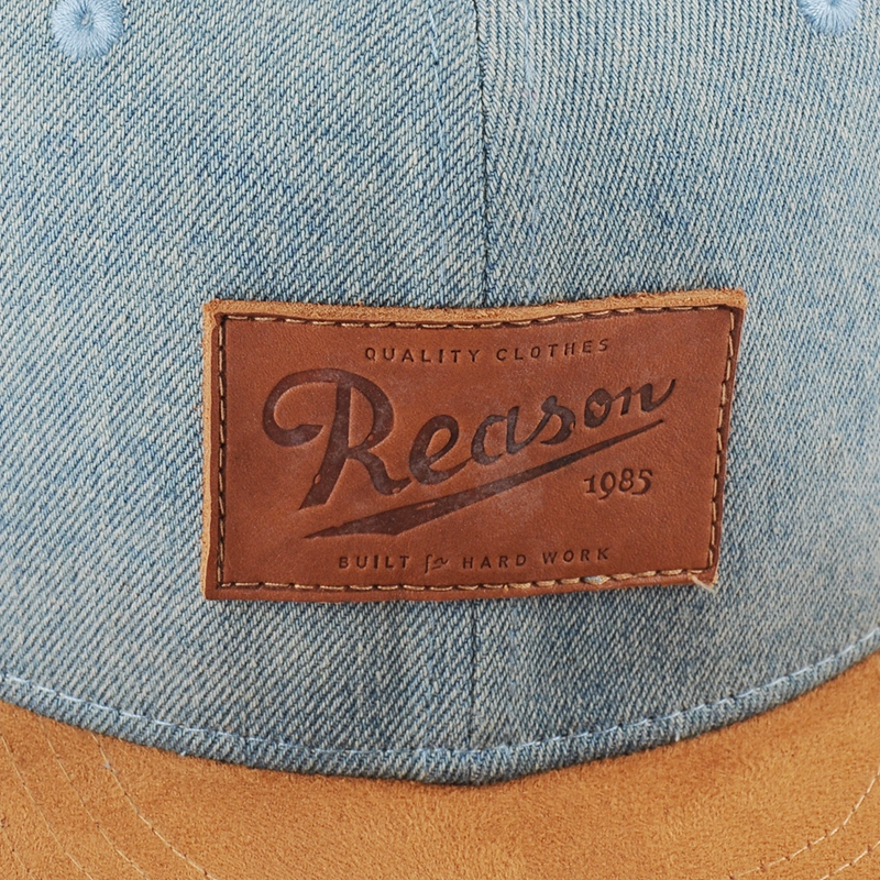 leather logo snapback hats, denim snapback hats custom factory, suede brim snapback caps