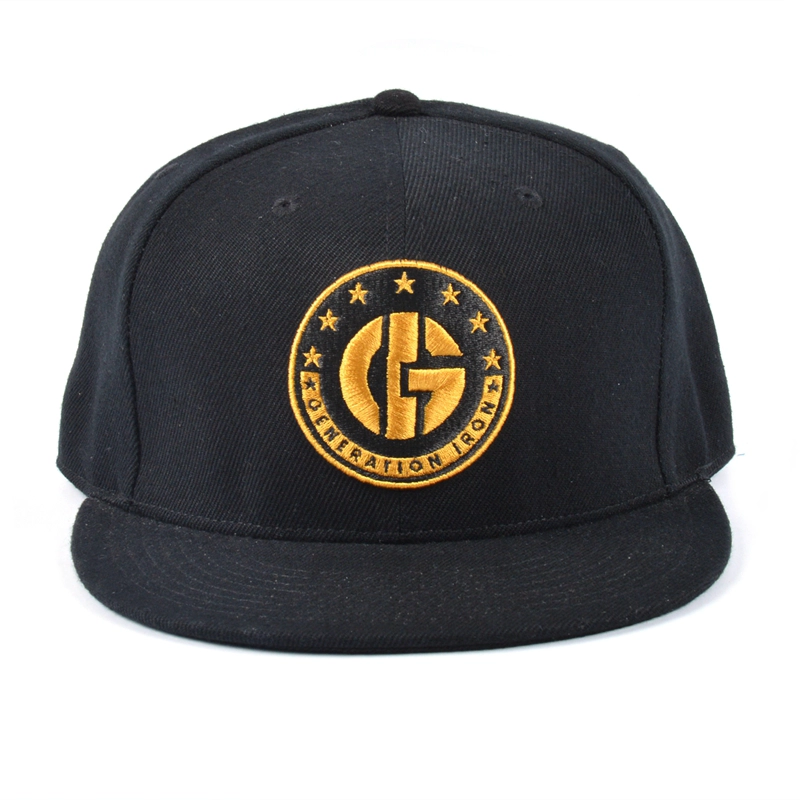 embroidery snapback hats wholesale, custom flat bill snapback cap, hip-hop snapback hats