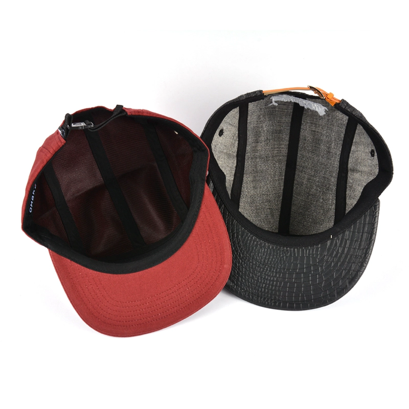 china custom 5 panels cap wholesale