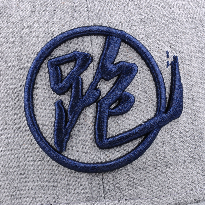 6 panels flat brim snapback caps