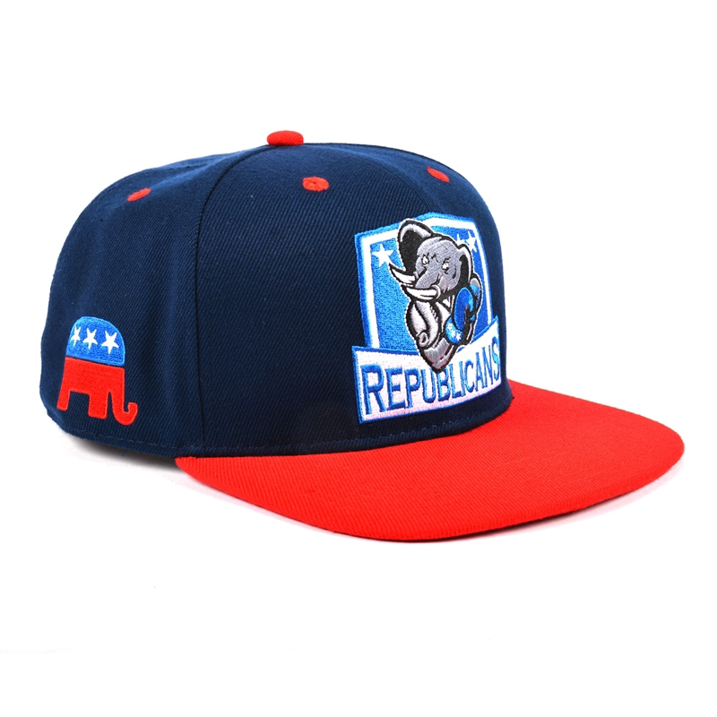 custom flat bill snapback cap, embroidery snapback cap wholesale