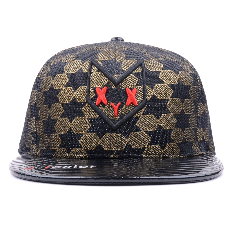 leather brim snapback caps custom