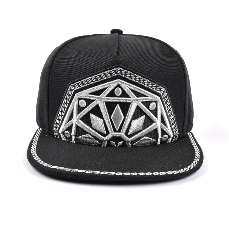 High quality custom raised 3D embroidery snapback hat